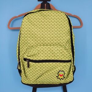 NWT Disney Parks The Muppets Kermit the Frog Eyes Laptop Computer Backpack Green